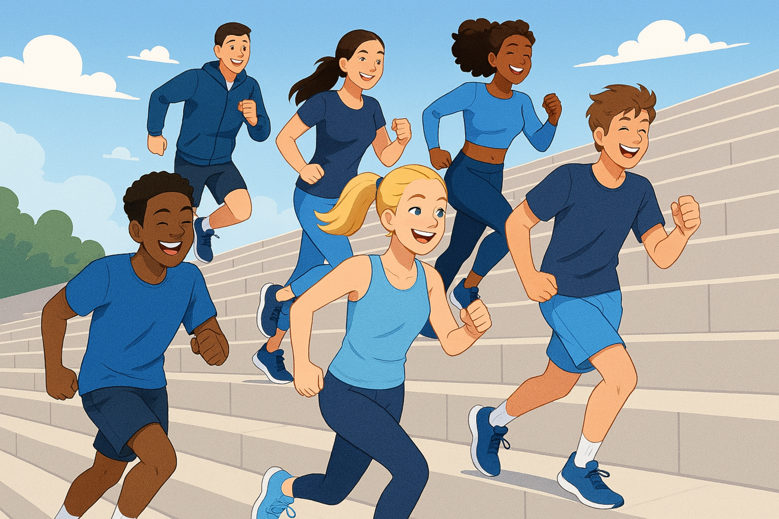 Fektemoro i friluft!